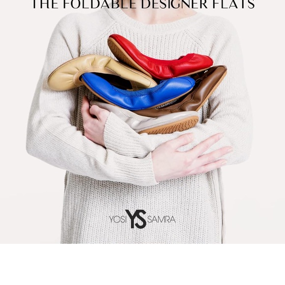 🤎Yosi Samra Nina Camel Foldable Flats🤎 - Picture 1 of 7